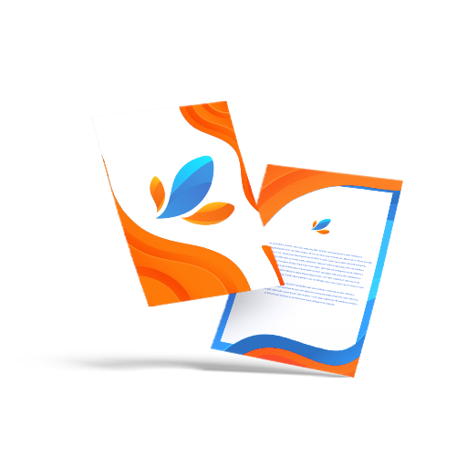 Zwei Karte in DIN A5